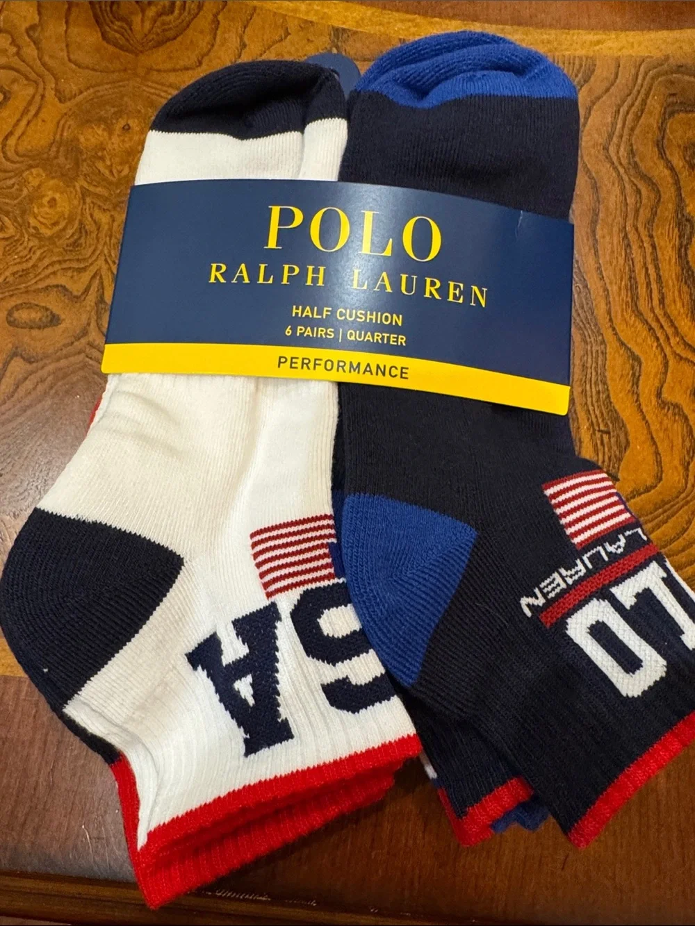 Polo by Ralph Lauren (6) Quarter Sock Pack